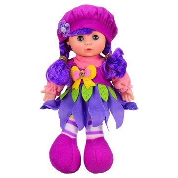 Лялька музична м'яконабивна Англійською 29см, Фіолетовий (LY3015-6(Violet)) LY3015-6(Green) фото