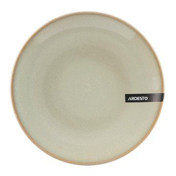 Тарілка десертна Ardesto Lecco, 19,5 см, сіра, кераміка (AR2919LRG) AR2919LRG фото