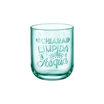 Склянка Bormioli Rocco низька Graphica, 395мл, скло, зелений (122101MTV121990) 122101MTV121990 фото
