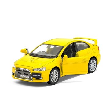 Автомодель легкова MITSUBISHI LANCER EVOLUTION X 1:36, 5'' Жовтий (KT5329W(Yellow)) KT5329W(Yellow) фото