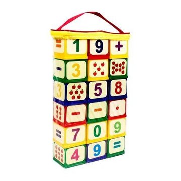 Дитячі розвиваючі кубики "Арифметика" 71061, 18 кубиків 71061 фото
