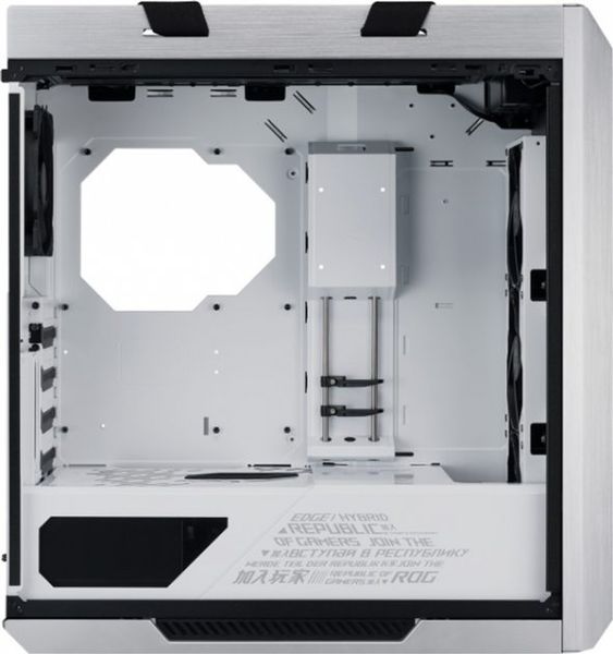 Корпус ASUS GX601 ROG Strix Helios White Edition, без БП, 5xUSB3.1, 4x140мм Fan, Tempered Glass front right left side, EATX, білий, aluminum frame, Aura Sync RG (90DC0023-B39000) 90DC0023-B39000 фото