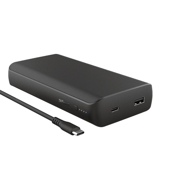 Акумулятор портативний літій-іонний Trust Laro 65W USB-C 20.000 mAh for laptop Black (23892_TRUST) 23892_TRUST фото
