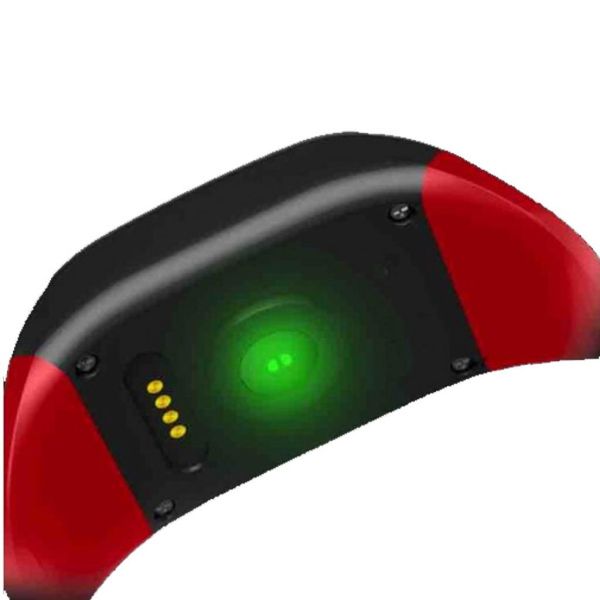 Телефон-годинник з GPS трекером GOGPS М03 кнопка SOS чорні з червоним M03BKRD фото