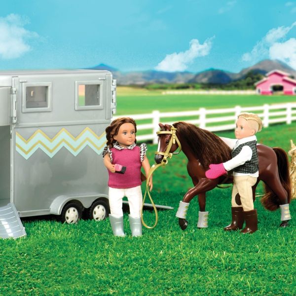Транспорт для кукол-Трейлер лошади LORI (LO37020Z) LO37020Z фото