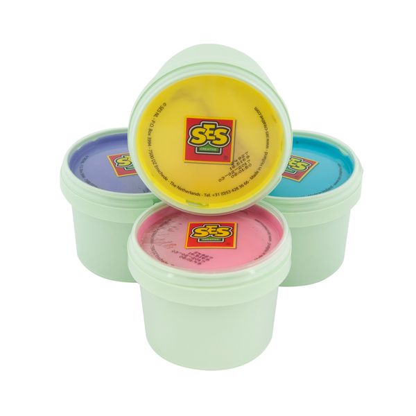 Пальчикові фарби серії "Еко" - ЮНІ ХУДОЖНИЦІ (4 кольори, у пластикових баночках) 24927S фото