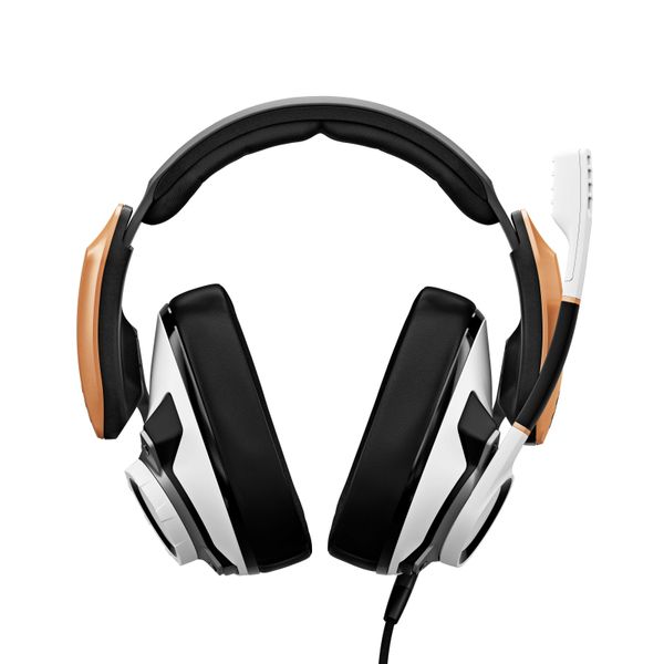 Гарнітура ПК стерео Over-ear EPOS GSP 601, mini-jack, uni mic, 3м, чорно-білий (1000413) 1000413 фото