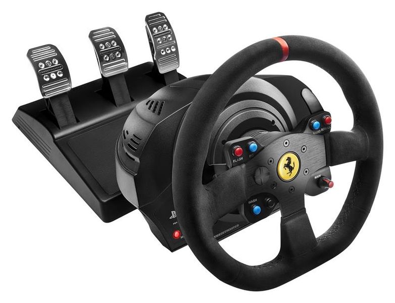 Руль и педали для PC/PS4®/PS3® Thrustmaster T300 Ferrari Integral RW Alcantara edition 4160652 фото