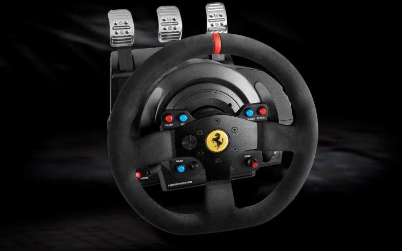 Руль и педали для PC/PS4®/PS3® Thrustmaster T300 Ferrari Integral RW Alcantara edition 4160652 фото