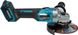 Шліфмашина кутова акумуляторна Makita XGT 40 V MAX, 150мм, 36В, 8500об/хв, 3-4кг, Solo (GA035GZ)