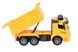 Машинка инерционная Truck Самосвал (желтый) со светом и звуком Same Toy (98-611AUt-1)