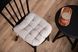 Подушка для стула Ardesto Oliver, 40х40см, 100% хлопок, нап-ч: 50% холоф, 50% пп, серый