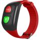 Телефон-часы с GPS трекером GOGPS М03 кнопка SOS черные с красным (M03BKRD)