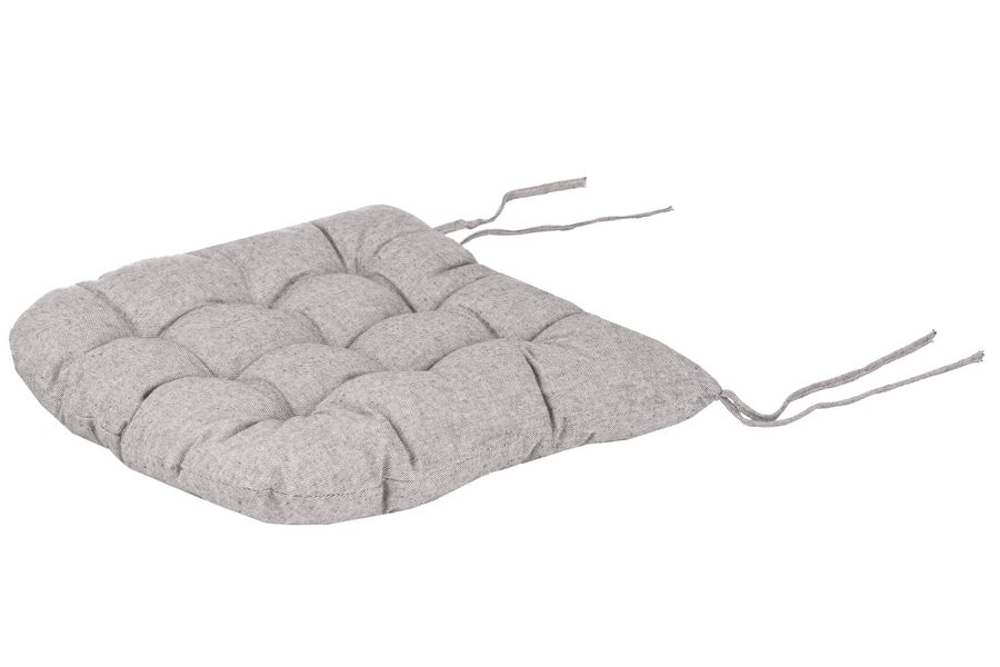 Подушка для стільця Ardesto Oliver, 40х40см, 100% бавовна, нап-ч: 50% холоф, 50% пп, сірий ART02OD фото