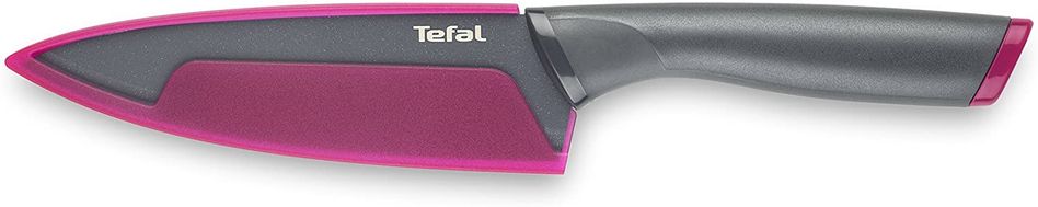 Кухонний ніж кухарський Tefal Fresh Kitchen, довжина леза 15 см, нерж.сталь, чохол (K1220304) K1220304 фото