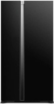 Холодильник Hitachi SBS, 180x92х72, холод.відд.-369л, мороз.відд.-226л, 2дв., А++, NF, чорний (скло) R-S700PUC0GBK R-S700PUC0GBK фото