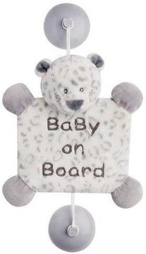 Іграшка на присосках Nattou Дитина на борту леопард Лея 963442 963442 фото