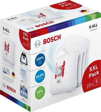 Сменный мешок-пылесборник Bosch BBZ16GALL - тип G, 16 шт. BBZ16GALL фото