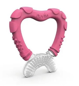 Грызунок-прорезыватель для зубов Nuvita 4м + розовый NV7006COOLPINK NV7006COOL фото