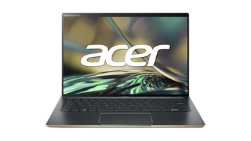 Ноутбук Acer Swift 5 SF514-56T 14" WUXGA IPS Touch, Intel i7-1260P, 16GB, F512GB, UMA, Win11H, зелений - Уцінка NX.K0HEU.008 фото