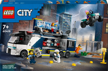 Конструктор LEGO City Пересувна поліцейська криміналістична лабораторія 674 деталі (60418) 60418 фото