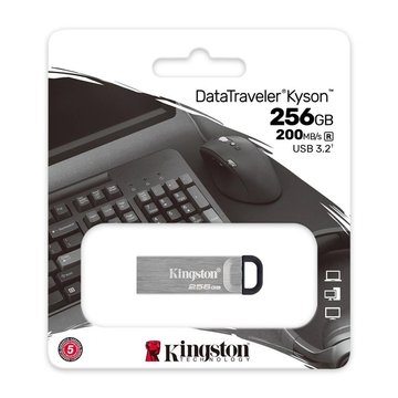 Накопичувач Kingston 256GB USB 3.2 Type-A Gen1 DT Kyson DTKN/256GB фото
