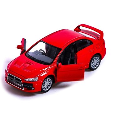Автомодель легкова MITSUBISHI LANCER EVOLUTION X 1:36, 5'' KT5329W Червоний KT5329W(Red) фото