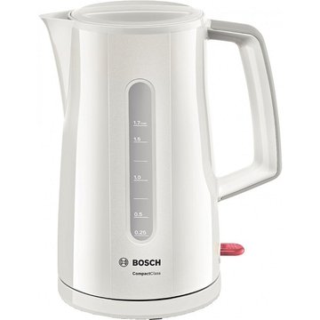 Електрочайник Bosch, 1.7л, пластик, білий TWK3A011 фото