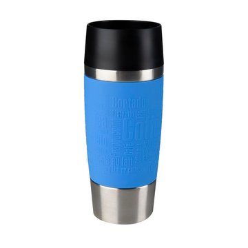 Термочашка Tefal Travel Mug, 360мл, диам60, t холл. 8г, гар.4г, нерж.сталь+пластик, голубой (K3086114) K3086114 фото