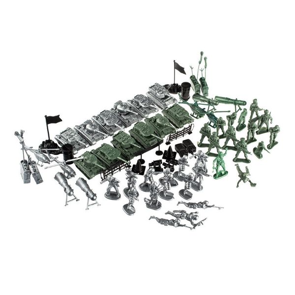 Детский игровой набор солдатиков "Сражение" с танками (1-049) 1-049 фото