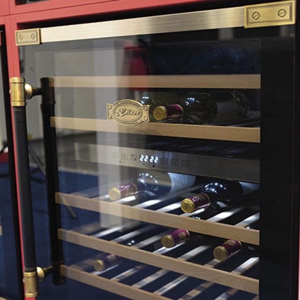 Холодильна камера Kaiser для вина, 82x60x57, 145л, полок - 5, зон - 2, бут-46, 1дв., черний (K64750AD) K64750AD фото