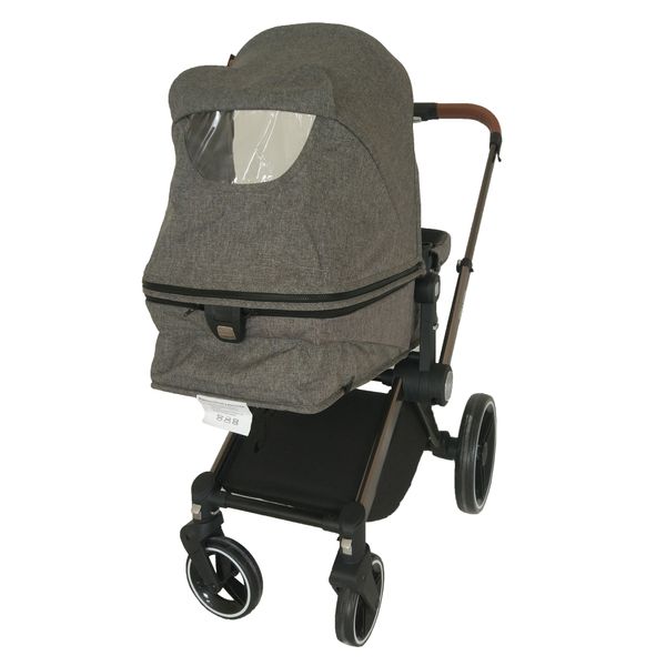 Детская коляска Welldon 2 в 1 (серый) (WD007-2) WD007 фото