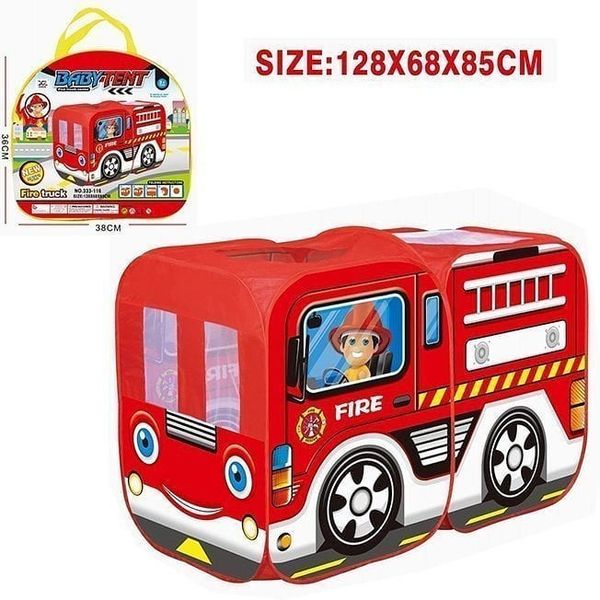 Детская игровая палатка автобус M5783 полиция/пожарная служба M5783RED фото