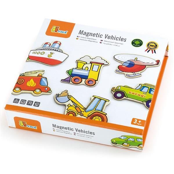 Набір магнітів Viga Toys Транспорт, 20 шт. (58924) 58924 фото