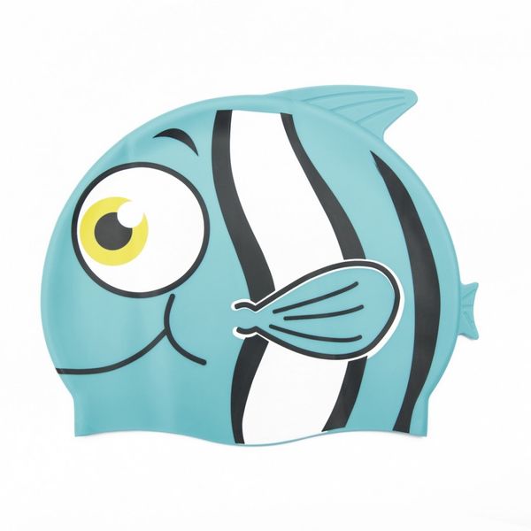 Детская шапочка для плавания 26025 в форме рыбки (26025(Blue)) 26025(Blue) фото