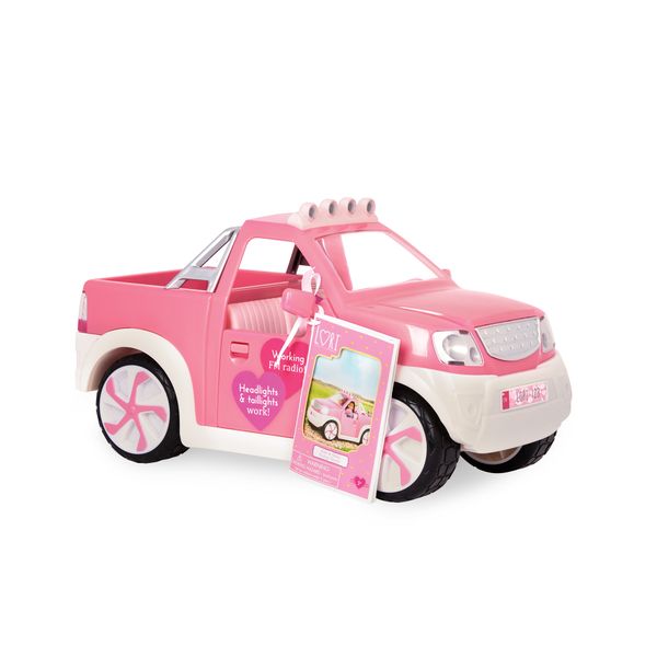 Транспорт для ляльок-Джип (рожевий) з FM радіо LORI LO37033Z LO37033Z фото