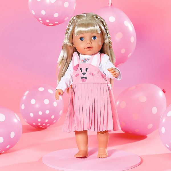 Одяг для ляльки BABY BORN - СУКНЯ З ЗАЙКОЮ (43 сm) 832868 832868 фото