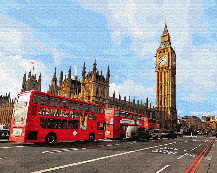 Картина по номерам. Brushme "Магия Лондона" , 40х50 см (GX30085) GX30085 фото