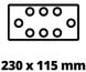 Шліфмашина вібраційна акумуляторна Einhell TE-OS 18/230 Li - Solo, 18В, 230х115 мм, 14000-22000 об/хв, 1.6 кг, без АКБ та ЗП