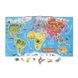Магнитная карта мира (англ.язык) Janod (J05504)