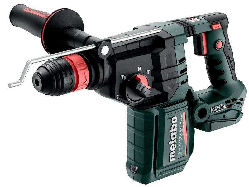 Перфоратор Metabo KH 18 LTX BL 28 Q аккумуляторный, LiHD, 18В, SDS-plus, 3Дж, 3 режима, 0-1000об/мин, 3.4кг, без АКБ и ЗП (601715850) 601715850 фото