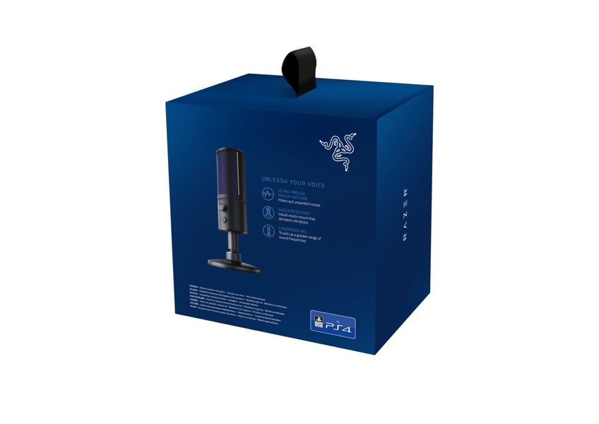 Мікрофон Razer Seiren X PS4 USB Black/blue (RZ19-02290200-R3G1) RZ19-02290200-R3G1 фото