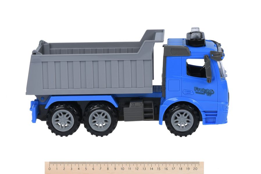 Машинка інерційна Truck Самоскид (синій) зі світлом і звуком Same Toy (98-611AUt-2) 98-611AUt-2 фото
