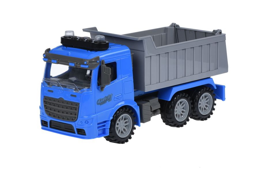 Машинка інерційна Truck Самоскид (синій) зі світлом і звуком Same Toy (98-611AUt-2) 98-611AUt-2 фото