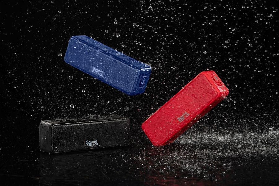 Акустична система 2E SoundXBlock TWS, MP3, Wireless, Waterproof Red BSSXBWRD - Уцінка 2E-BSSXBWRD фото