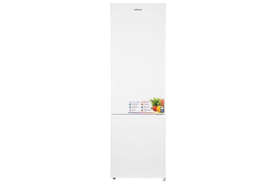 Холодильник ARDESTO з нижн. мороз., 177x54.7х56.8, холод.відд.-198л, мороз.відд.-62л, 2дв., А+, ST, білий (DDF-M260W177) DDF-M260W177 фото