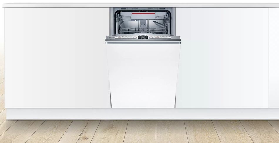 Посудомийна машина Bosch вбудовувана, 10компл., A++, 45см, дисплей, білий (SPH4EMX28E) SPH4EMX28E фото