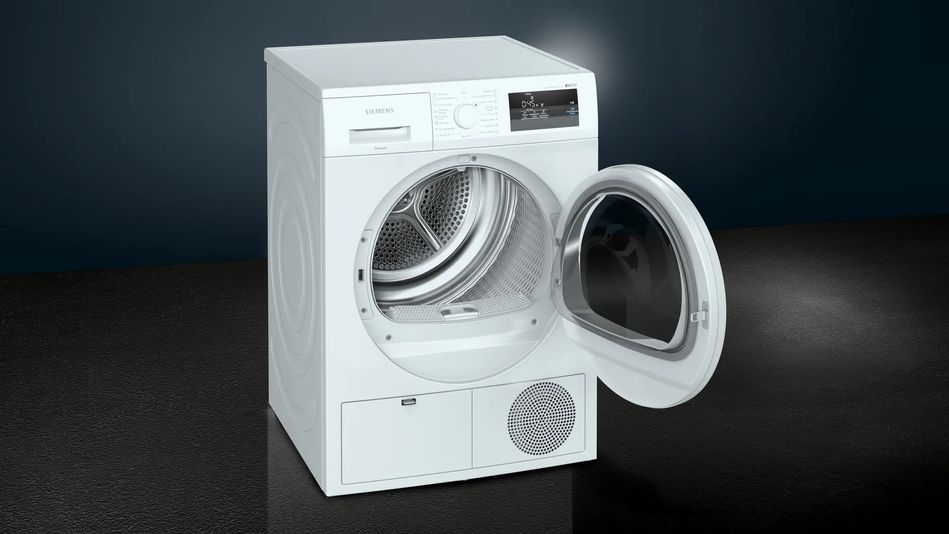 Сушильная машина Siemens тепловой насос, 8кг, A++, 60см, дисплей, белый WT47W461EU (WT45H000UA) WT45H000UA фото
