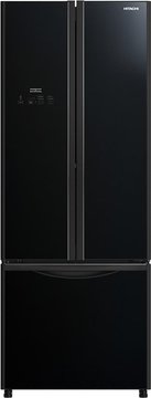 Холодильник Hitachi багатодверний, 180x68х76, холод.відд.-308л, мороз.відд.-107л, 3дв., А+, NF, інв., чорний (скло) (R-WB600PUC9GBK) R-WB600PUC9GBK фото