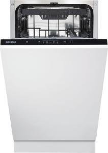 Посудомийна машина Gorenje вбудовувана, 11компл., A++, 45см, AquaStop, 3й кошик, білий - Уцінка GV520E11 фото